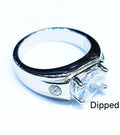 Moznite diamond Rings silver 925 men ring